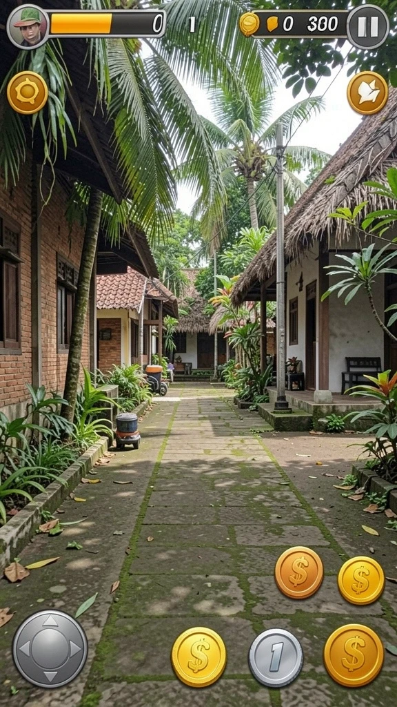 lg111 - Tangkapan layar menampilkan pemandangan indah di dunia permainan.