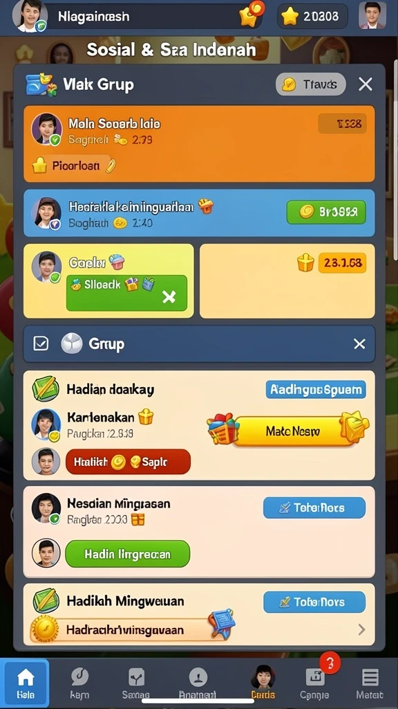 spingila - Karakter unik yang tersedia untuk dipilih dalam game.
